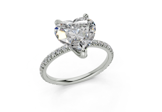 Verona Heart Engagement Ring