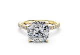 Verona Square Cushion Engagement Ring