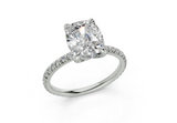 Verona Elongated Cushion Engagement Ring