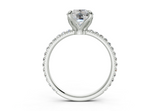 Verona Elongated Cushion Engagement Ring