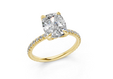 Verona Elongated Cushion Engagement Ring