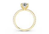 Verona Elongated Cushion Engagement Ring