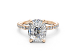 Verona Elongated Cushion Engagement Ring