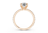 Verona Elongated Cushion Engagement Ring