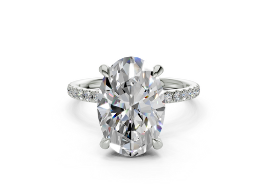 Jasmine Oval Engagement Ring