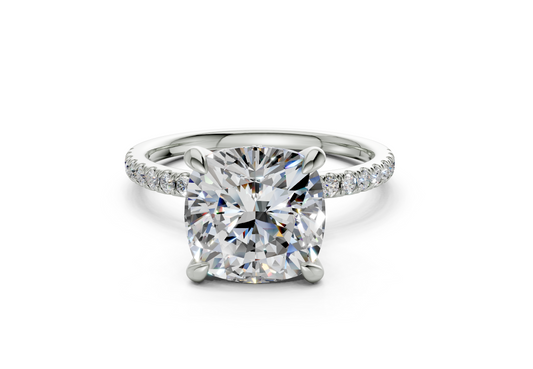 Jasmine Square Cushion Engagement Ring