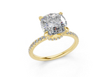 Jasmine Square Cushion Engagement Ring