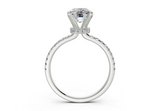 Jasmine Elongated Cushion Engagement Ring