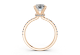 Jasmine Elongated Cushion Engagement Ring