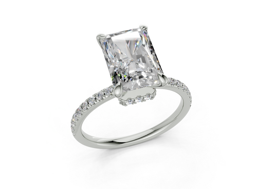 Jasmine Radiant Engagement Ring