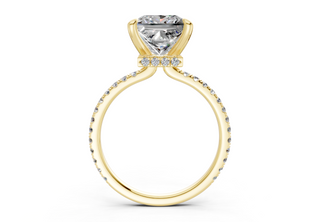 Aster Pave 1.8mm Enagaement Ring