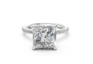 Aster Pave 1.8mm Enagaement Ring
