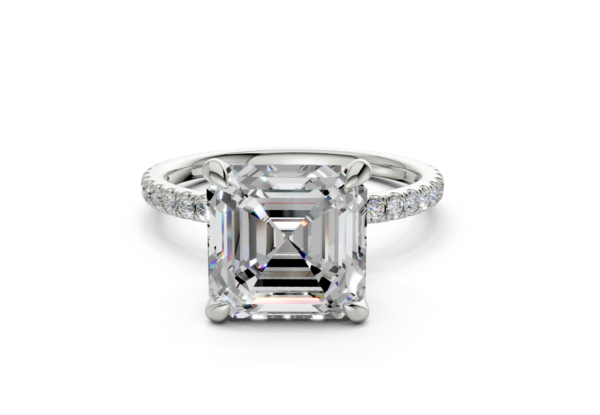 Aster Asscher Engagement Ring