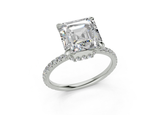 Aster Asscher Engagement Ring