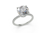 Aster Round Engagement Ring