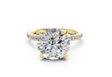 Aster Round Engagement Ring