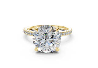 Aster Pave 1.8mm Enagaement Ring