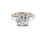 Aster Round Engagement Ring