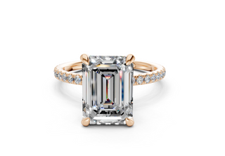 Aster Pave 1.8mm Enagaement Ring
