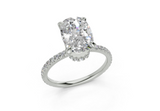 Aster Elongated Cushion Engagement Ring