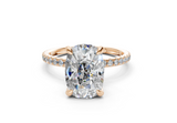 Aster Elongated Cushion Engagement Ring