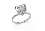 Aster Heart Engagement Ring