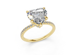 Aster Heart Engagement Ring