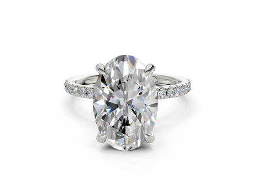 Aster Oval Engagement Ring