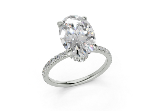 Aster Oval Engagement Ring