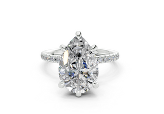 Aster Pave 1.8mm Enagaement Ring
