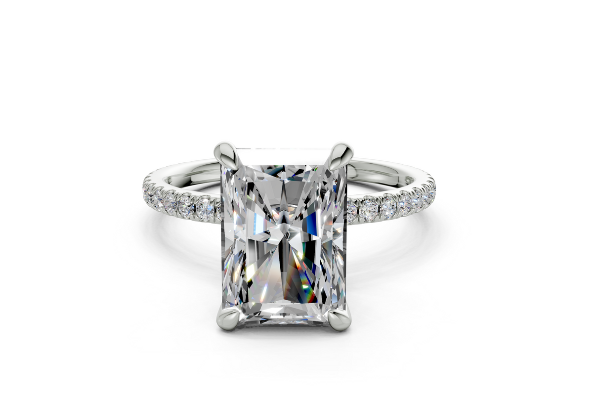 Aster Radiant Engagement Ring