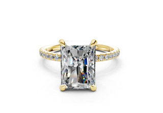 Aster Pave 1.8mm Enagaement Ring