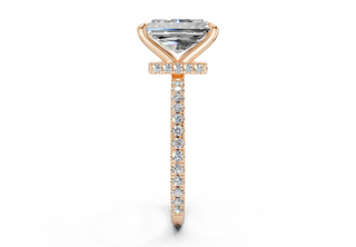 Aster Pave 1.8mm Enagaement Ring