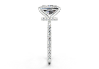 Aster Pave 1.8mm Enagaement Ring