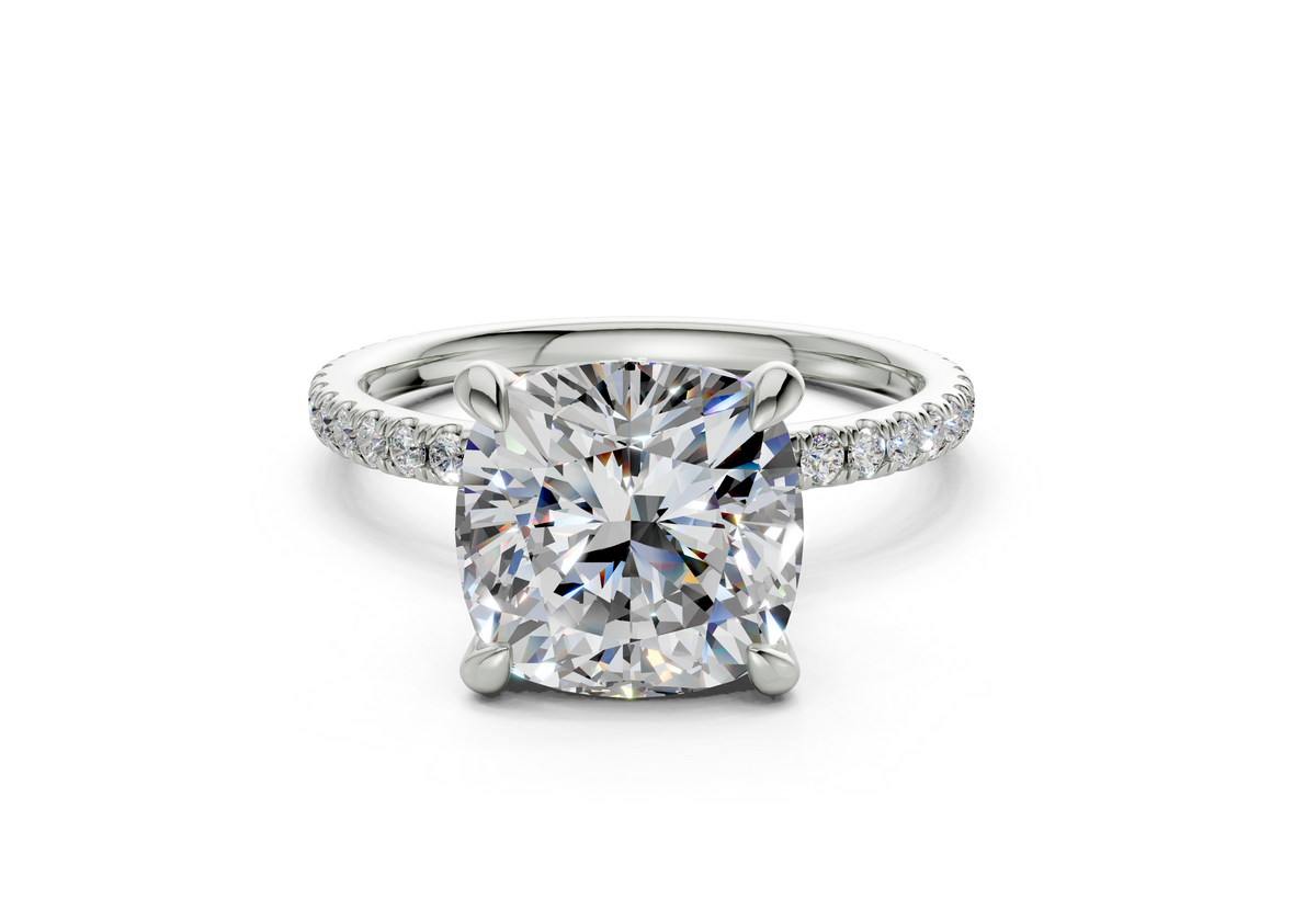 Aster Square Cushion Engagement Ring