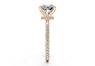 Aster Pave 1.8mm Enagaement Ring