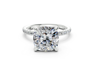 Aster Pave 1.8mm Enagaement Ring