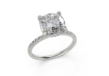 Saffron Square Cushion Engagement Ring