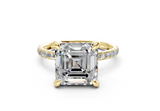 Magnolia Asscher Engagement Ring