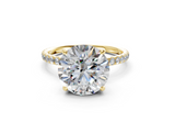 Amaryllis Round Engagement Ring