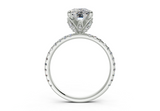 Amaryllis Elongated Cushion Engagement Ring