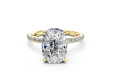 Amaryllis Elongated Cushion Engagement Ring