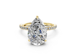 Amaryllis Pear Engagement Ring