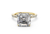 Amaryllis Asscher Engagement Ring