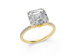 Amaryllis Asscher Engagement Ring