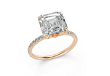 Amaryllis Asscher Engagement Ring