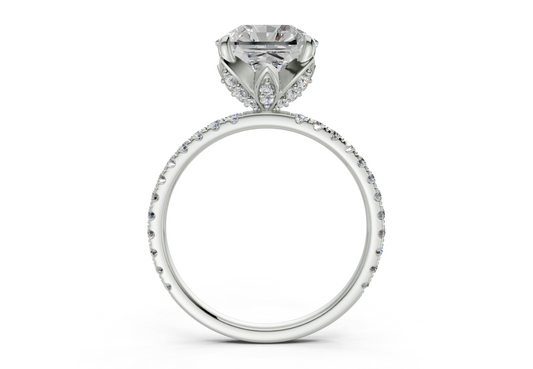 Amaryllis Square Radiant Engagement Ring