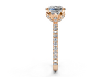 Amaryllis Square Radiant Engagement Ring