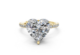 Orchid Heart Engagement Ring