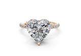 Orchid Heart Engagement Ring